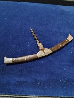 Vintage German G&S Fold Out Pocket Corkscrew Knife Style Handles