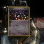 Tarjeta Pokémon Holográfica Inversa 63/112 COMO NUEVA Gastly EX Rojo Fuego y Verde Hoja