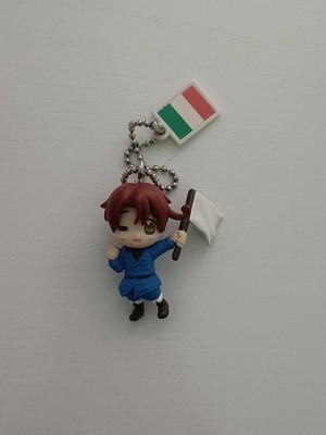 Hetalia: Axis Powers Italy mascot keychain 1.5'' USED Very Good condition