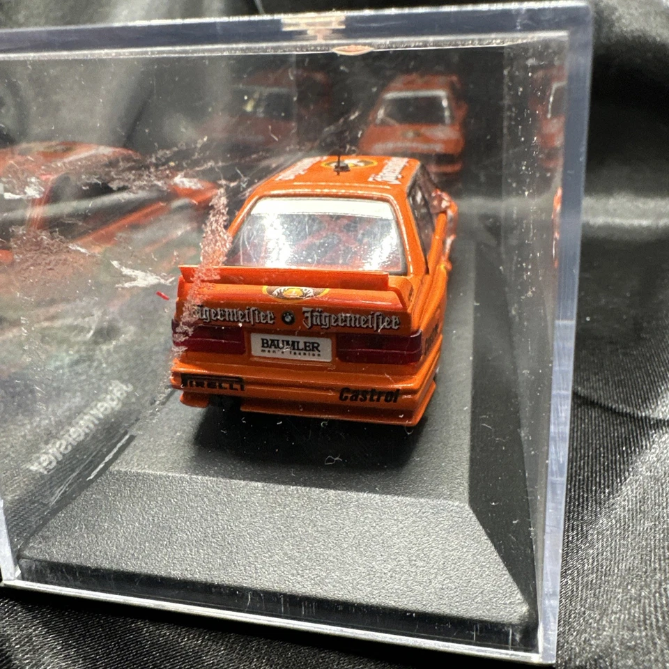 Minichamps 1/43 BMW M3 #19 Jagermeister DTM E30 Armin Hahne Ships USA Case - Image 2 of 4