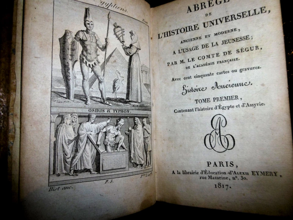 COMTE DE SEGUR-ABREGE DE L'HISTOIRE UNIVERSELLE-9 TOMES/5VOL-CARTES & PLANCHES- - Photo 3/4