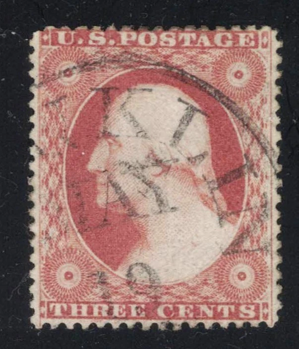 George Washington 3 Cent Stamp In Used Us Stamps (19th Century