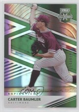 2020 Panini Elite Extra Edition Aspirations Green /499 Carter Baumler #140 2o7