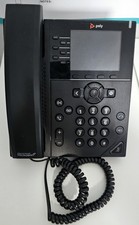 Poly VVX 350 Business IP Phone 2201-48830-121 w/ Handset Stand Tested Working
