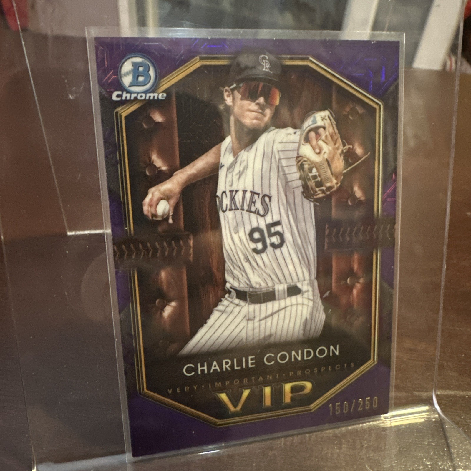 Charlie Condon- 2025 Bowman Chrome Purple Mojo Refractor /250 VIP