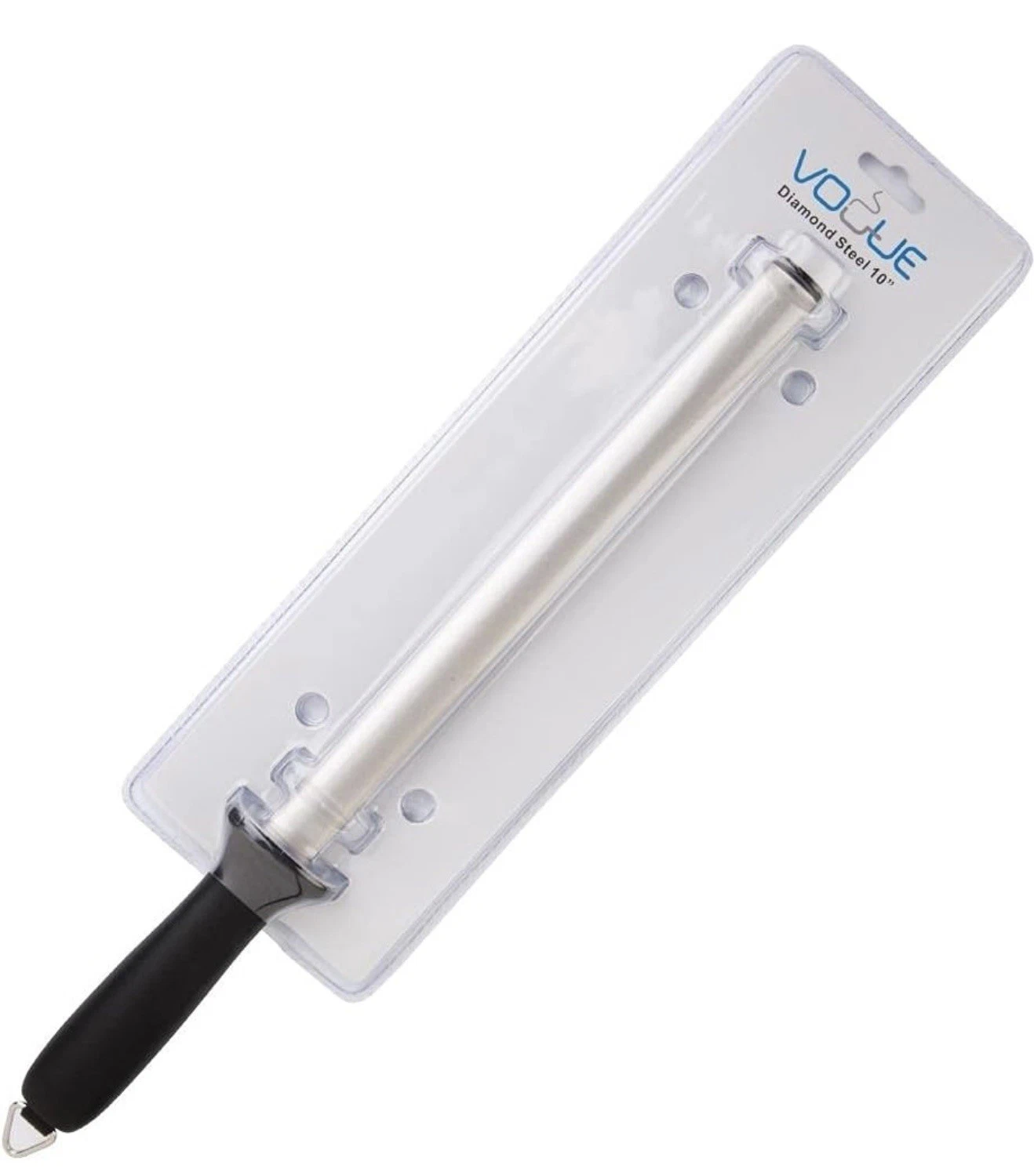 Knife Sharpener Diamond Steel Sharpening 10" Oval Vogue Professional
