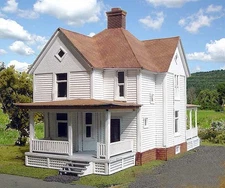 Branchline Trains 603 HO Ronald Reagan Boyhood Home - Laser-Art Kit