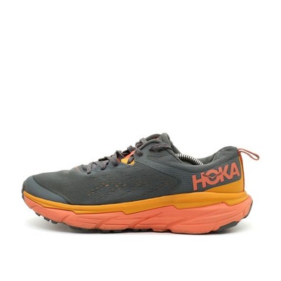 Hoka One Damen ATR 6 Sneaker Grau/Orange Synthetik Challenger Laufschuh EU 40.5