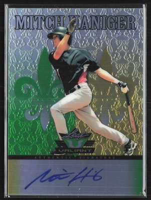 #ad Mitch Haniger 2012 Leaf Valiant Draft Auto #VA MH1 Milwaukee Brewers $7.00