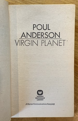 Virgin Planet by Paul Anderson - vintage 1973 Warner sci-fi pb, Moll GGA - Picture 5 of 6