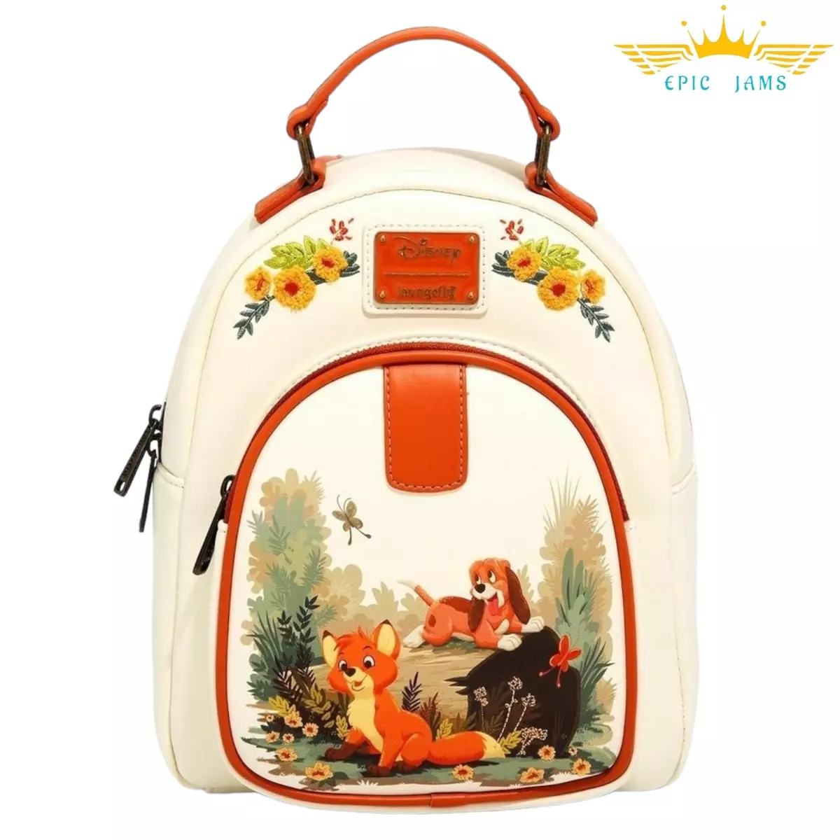 Exclusive - Loungefly Disney The Fox and the Hound Floral Mini Backpack New  | eBay