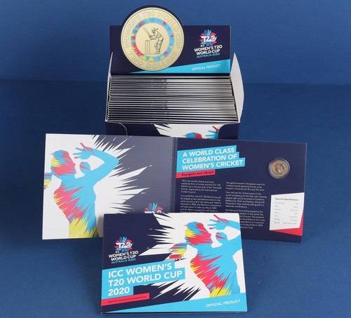 Australia: 2020 20 x $2 Coloured ICC Woman T20 World Cup  UNC - Bild 1 von 2