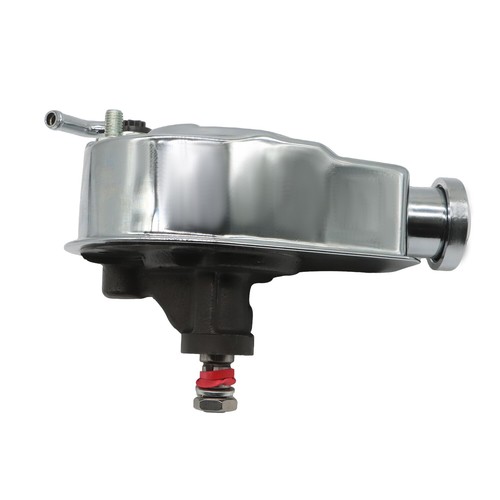 Power Steering Pump For Chevy BBC SBC 350 454 Chrome 5/8" Key Way New - Picture 5 of 12