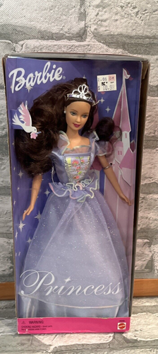 Princess Brunette Barbie Doll 2000 Mattel No. 28266 unopened in box - Picture 7 of 11