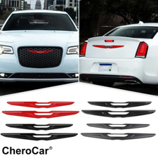 Car Front Rear Logo Emblem Badge Grid Decor Cover Trim Kit For Chrysler 300 15
