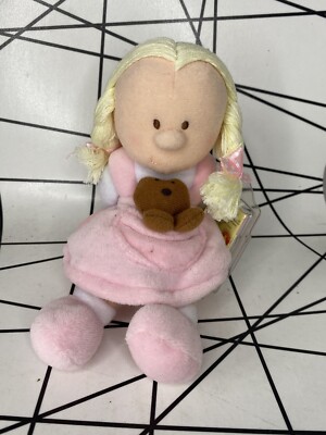 Little Bundies Lucy 2004 weiches Plüschtier Puppe nicht mehr produziert & mit Etikett