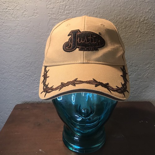 Justin Boots Yellow Barb Wire Hat Strap 