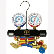 CPS Products MAIA6Q Blackmax A/C Manifold Gauge Set, for R134a