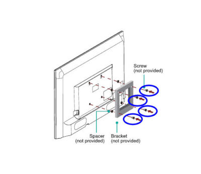 LED LCD TV Wall Mounting Screws Set FOUR 4 Hisense 43R6E 50R6E ハイセンス　50インチ　WALLセット