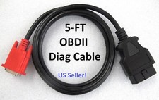 OBD2 OBDII Cable for Launch X431 Creader CRP9...