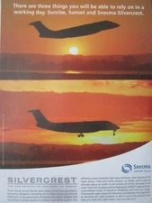 5/2007 PUB SNECMA SAFRAN ENGINE SILVERCREST BUSINESS JET ENGINE ORIGINAL AD