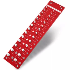 Nut and Bolt Thread Checker 28 Thread Identifier Gauge Inch and Metric Screw