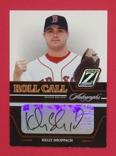 2005 Zenith Kelly Shoppach T2 Roll Call Autographs #8 Boston Red Sox