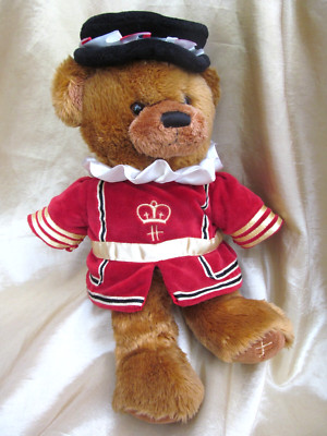 Original Harrods Knightsbridge London Beefeater Teddybär - 12 Zoll sehr guter Zustand