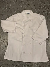 KNG-Chef Coat Short/Long Sleeve Chef Jacket Restaurant Kitchen Cooking-Medium