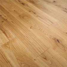 Engineered Smooth Oiled Oak Click Flooring Real Wood 189mm Wide