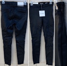 DL1961 HAVEN High Rise Leggings Asphalt Size 25 With Tags Black