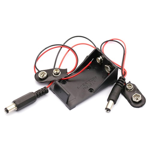 1 2 3 4x 18650 26650 PP3 9V Batteriehalter Verbinder Hart/Weich Batterie-Clip - Bild 3 von 72