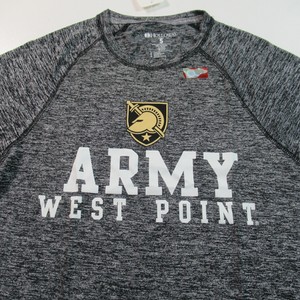 NWT Army West Point T Shirt NCAA 100% Polyester Dry-Excel Heather MENS SMALL | eBay