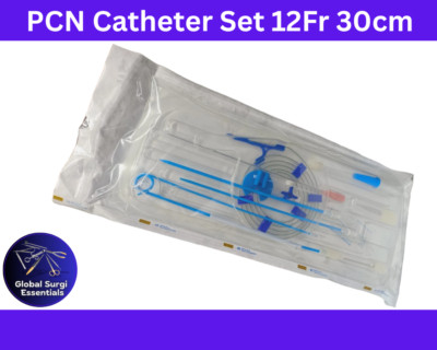 PCN Catheter Set 12Fr 30cm Pigtail Nephrostomy - Urology Set of 5pcs ...
