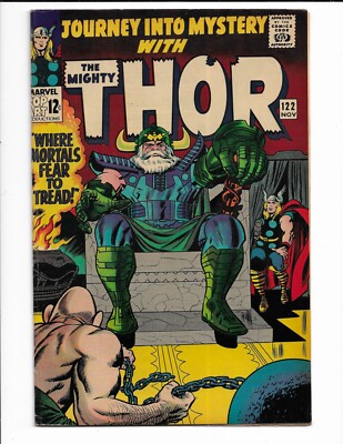 Journey Into Mystery 122 1965 Marvel Comics F- 5.5 Thor Odin Loki Jane Foster