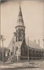 RPPC Postcard ME Church Spring Valley MN 