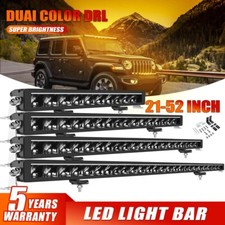 LED Lightbar Zusatzscheinwerfer 12V 24V Fernlicht PKW LKW Offroad Gelb/Weiß DRL