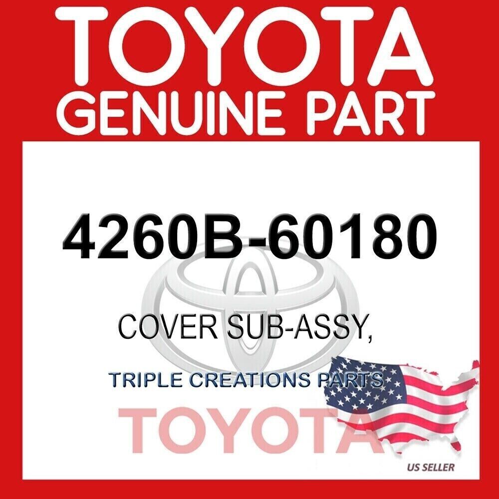 ぽんぽん 4260B-60180 GENUINE OEM TOYOTA ORNAMENT SUB-ASSY, WHEEL HUB
