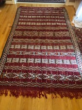 Moroccan wedding rug with sequins