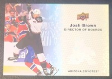 2023-24 Upper Deck Series 2 Josh Brown Director of Boards Insert #DB-14