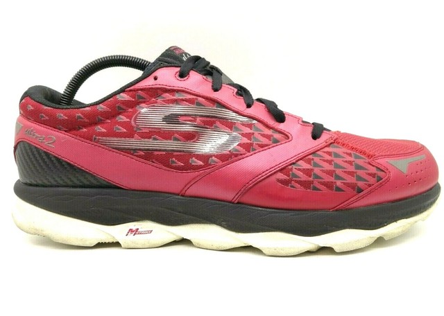 skechers go run 2 mens red