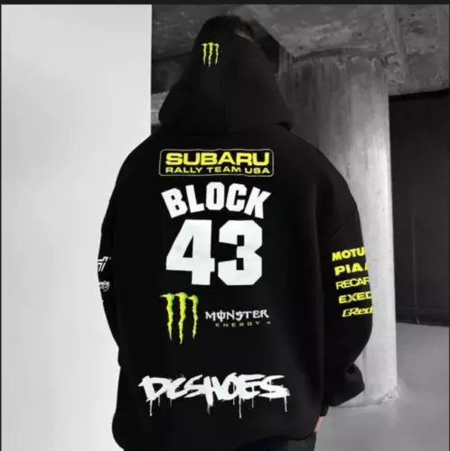 LO ÚLTIMO Para hombres Moda Monster Energy Suéter Traje de Sudadera Negro Diseño Multicolor - Imagen 29 de 31