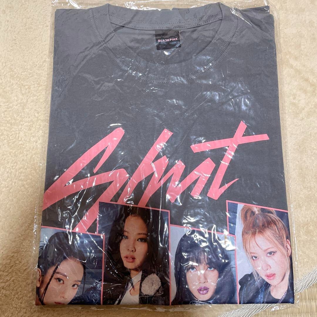 BLACKPINK 2023 WORLD TOUR BORN PINK Cierre Artículos Oficiales Camisetas Gris M