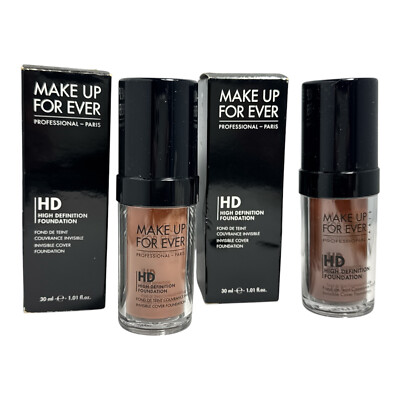 Make Up For Ever HD High Definition Foundation 30ml/1.01fl.oz. New; You Pick!