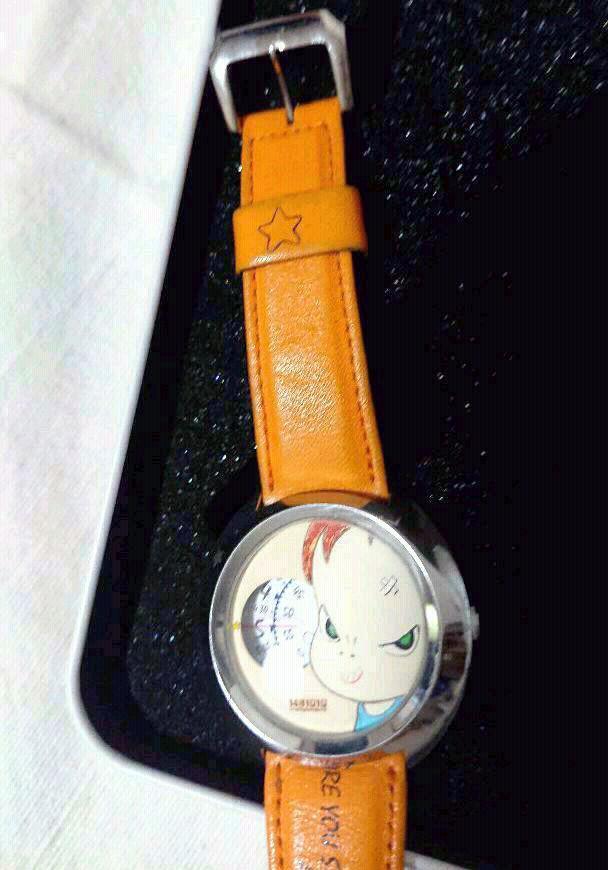 Yoshitomo Nara SLASH WITH A KNIFE Wrist Watch 1999 Limited Yoshitomo Nara SLASH WITH A KNIFE Wrist Watch 1999 Limited