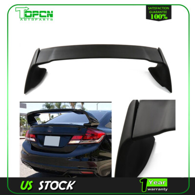 Fits 12-15 Civic 4DR Sedan Mugen Style Rear Trunk Spoiler Wing Un