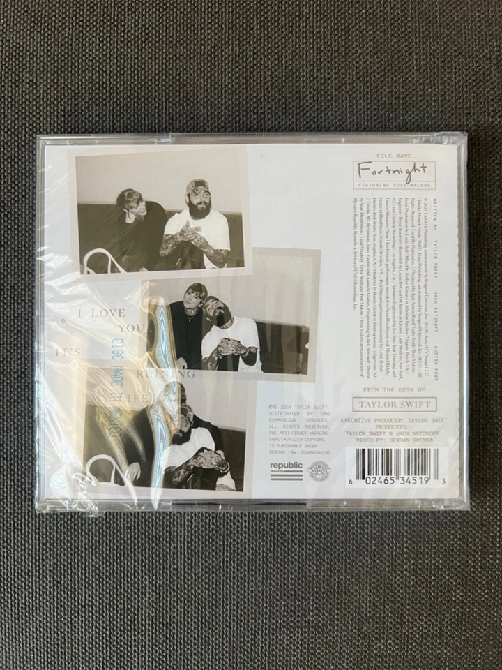 CD Single Taylor Swift feat. Post Malone - Fortnight - Bild 2 von 2