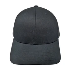 The Classics Yupoong Snapback Trucker Hat Black OSFA Mesh Back Blank