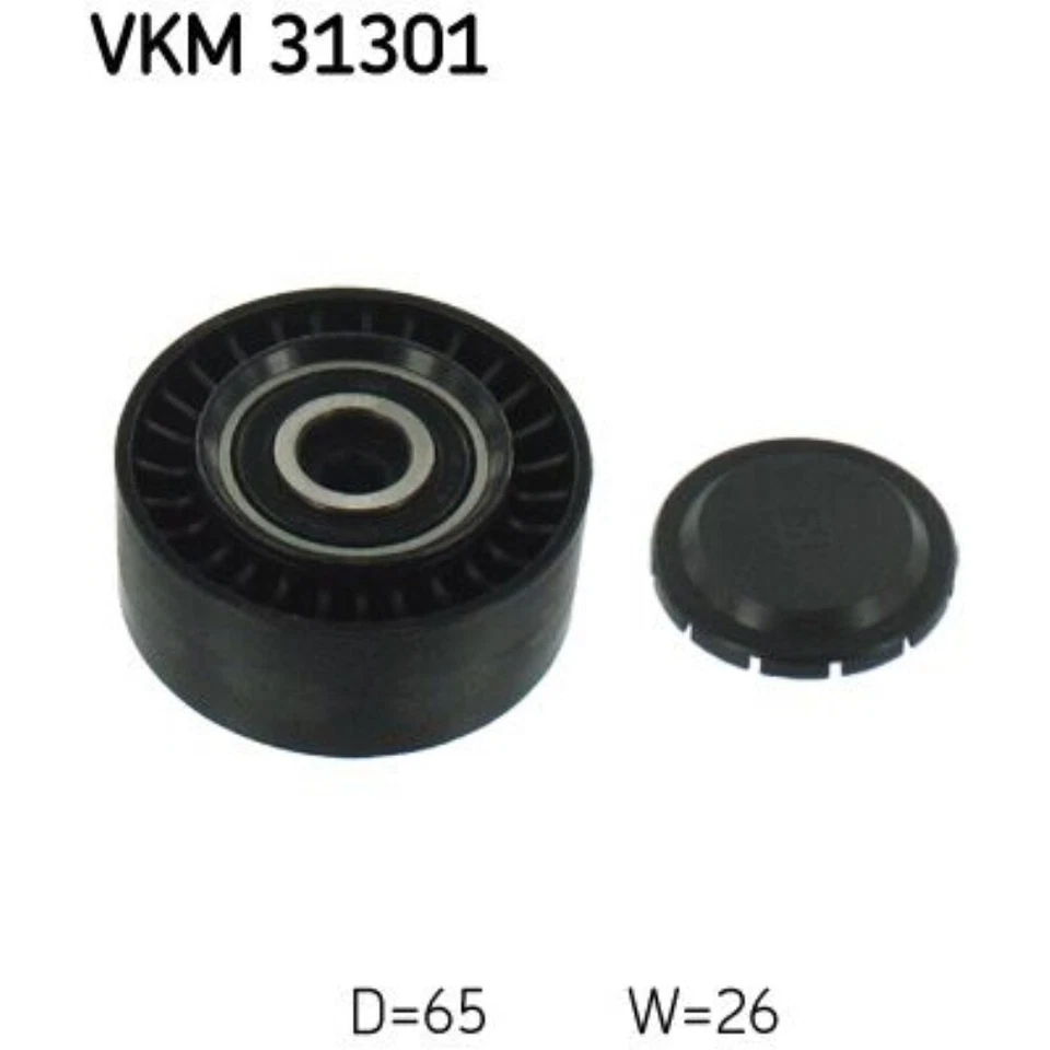 SKF Umlenk Führungsrolle Keilrippenriemen für Audi A4 Avant A6 Allroad VW - Bild 1 von 1