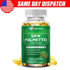Saw Palmetto Capsules Premium Prostate Health Support, Healthy Hair,Skin  Nails
